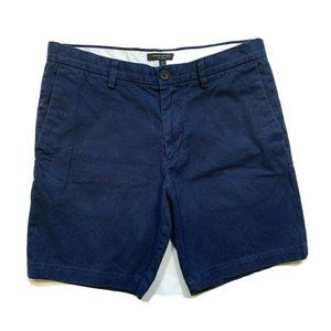 Banana Republic‎ Aiden Chino Shorts Mens 32 (34) Stretch Flat Front Twill Summer